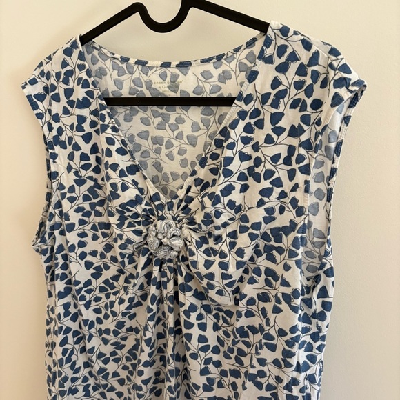 Green Cotton By Garnet Hill Sleep Top - Picture 4 of 9